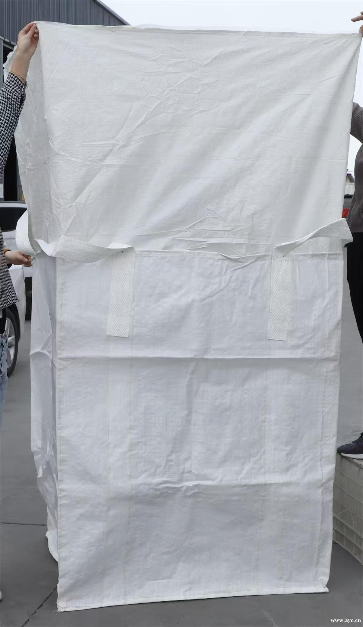 Wholesale Thickened White Ton Bag with Discharge Port for Bulk Storage