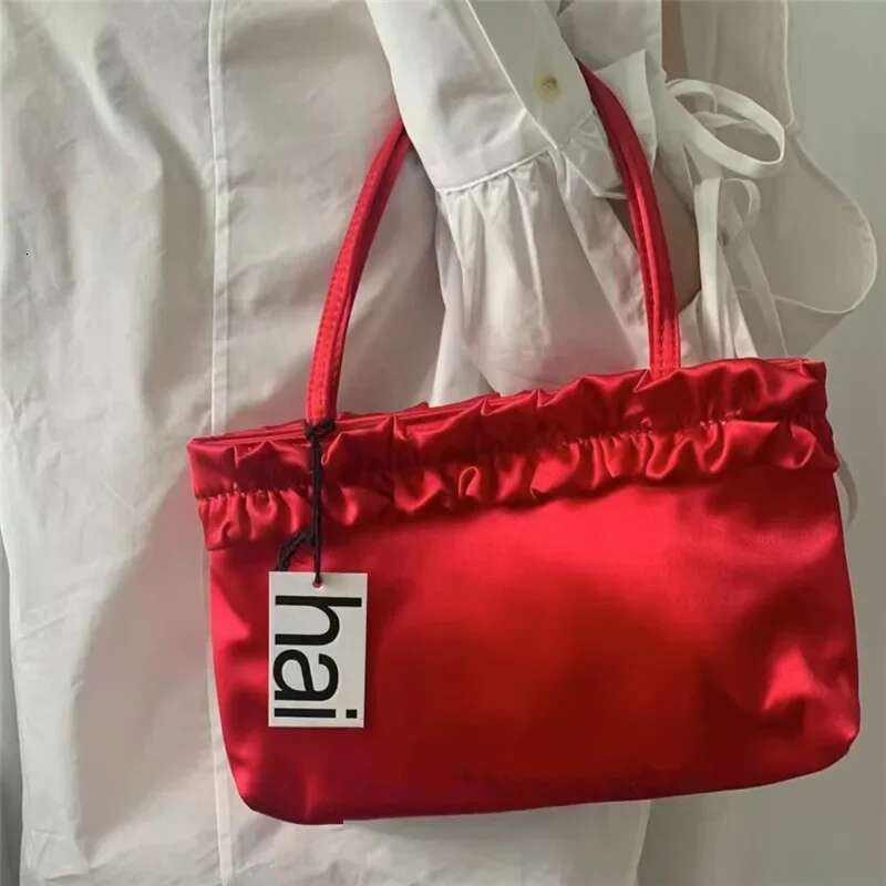 Women's Colorful Silk Satin Veet Ins Fashion Hai Square Handbag Tote Shoulder Bags Crossbody Bag Phone Lipstick Coin Purse