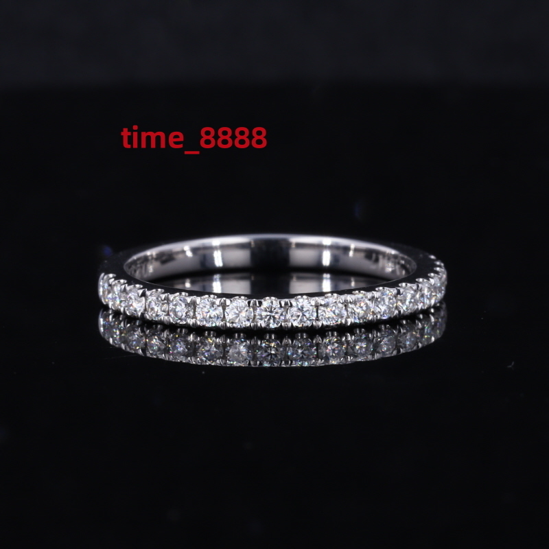 Factory Wholesale Handmade Wedding Band Classic Design Jewelry 18K Gold Lab Grown Diamond Jewelry Women Real Moissanite Ring