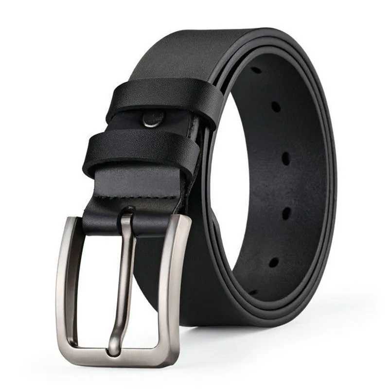 Mens PU leather alloy square buckle business casual belt mens famous brand luxury design jeans black brown mens waist belt W250326