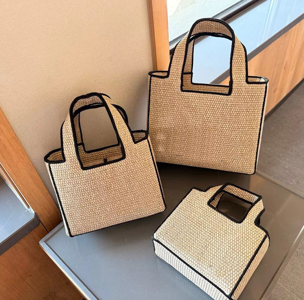 tote bag Luxury designer bag women's tote bag Shopping Bag embroidered shopping grass vegetable basket French style shoulder crossbody beach