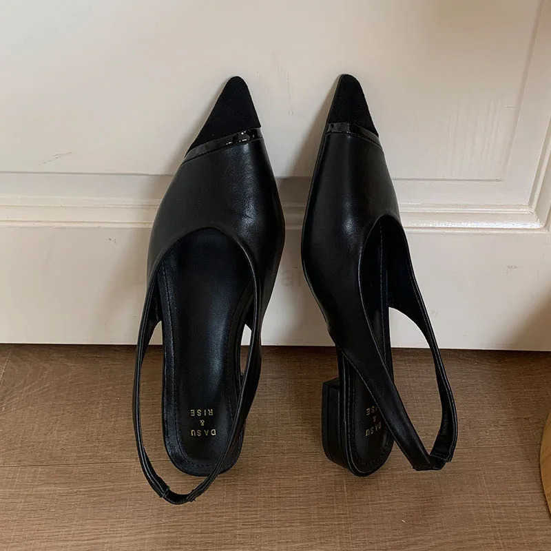 Luxury Footwear Slip On Wen Flats Sandals Shoes Casual Fem Pointed Toe Fashion Shallow Ladies Flats Sandals Shoes Z250326