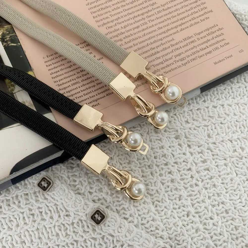 Retro Simple Knot Metal Buckle Womens Solid Color Womens Belt Dress Decorative Thin Belt W250326