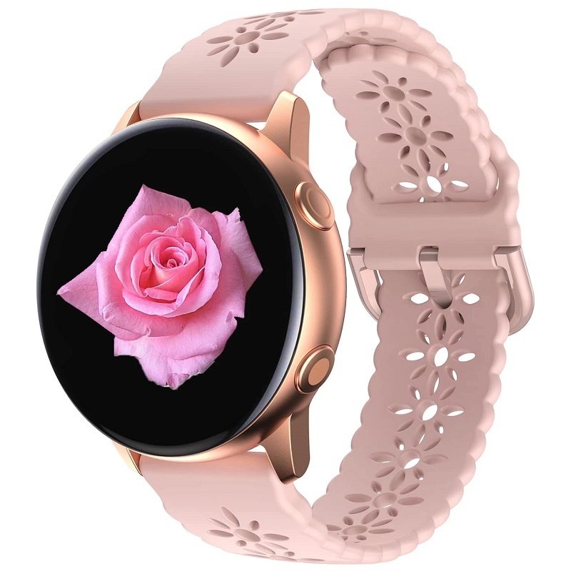 20mm Girls Bands for Samsung Galaxy Watch 5 pro 45mm /Watch 4/5 40mm 44mm/ 4 Classic Silicone Strap for Amazfit GTS 4/GTS 3 Brac