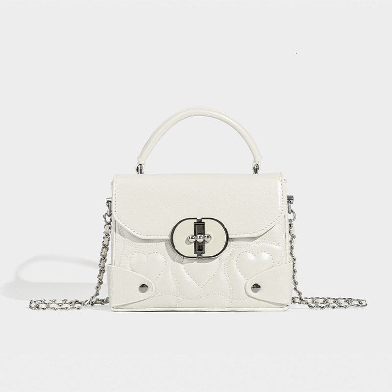 Niche New Handbag Women 2024 Classic Diamond Lattice Chain Bag Women Simple Commuter Box Satchel
