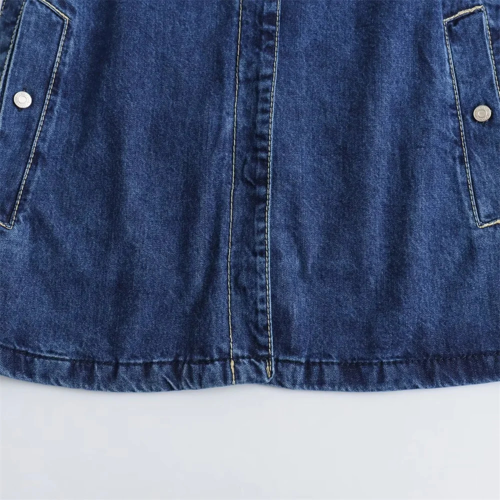 Kar Otza 2024 Summer Womens Fashion Edition Denim Loose and Comfortable Casual Windbreaker Jacket 250318