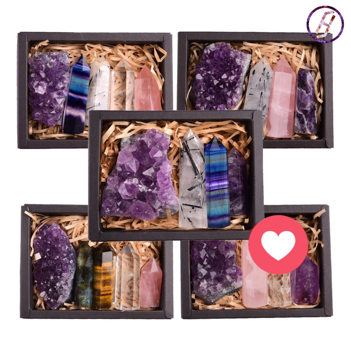 7 Chakra Healing Stones Set Natural Crystals for Energy Balance and Meditation Natural Crystal Gift for Meditation Certified Metaphysical Jewelry Manu