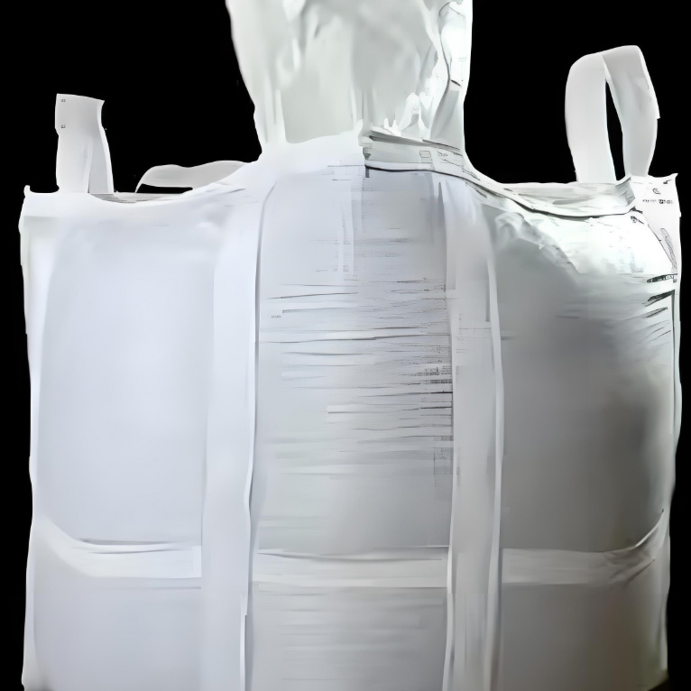 High quality white thickened ton bag with super strong thick material and double strength bottom