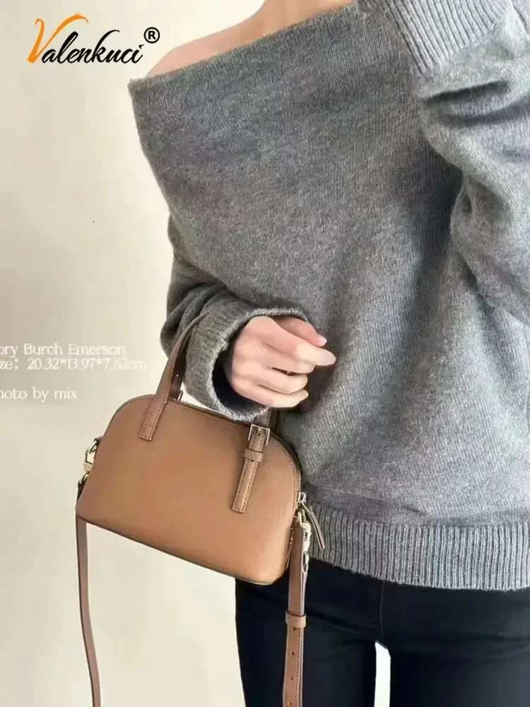Top-Handle Leather Women Designer Crossbody Bags With Box
