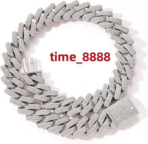 Customized 18 mm Moissanite Cuban Link Chain for Men Bust down Wedding Necklaces Moissanite Diamonds Customizable Cuban Jewelry