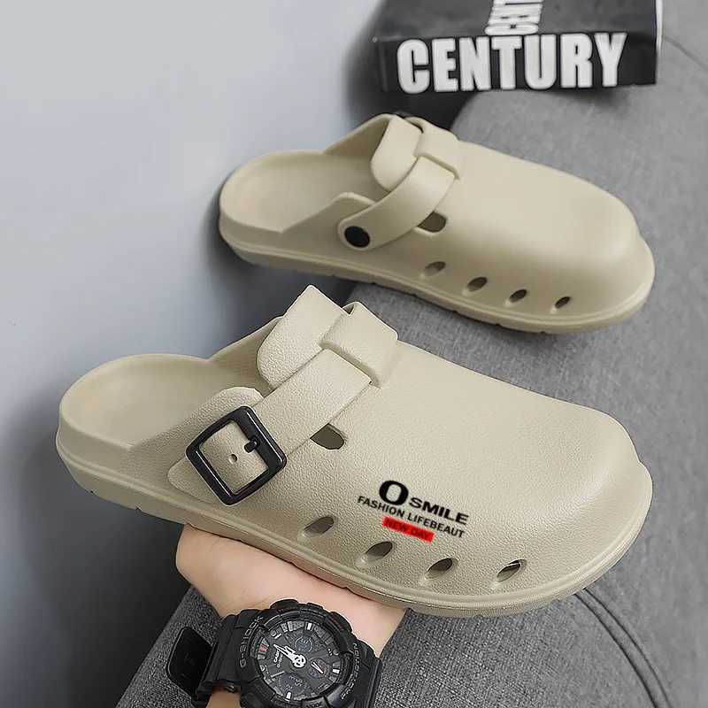 Mens shoes summer Boken slider mens shoes outdoor home sandals high-quality mens shoes cork sliderXJ250326
