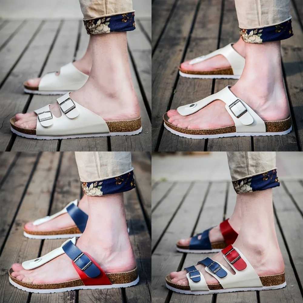 2025 Womens Soft Bottom Sandals New Summer Outdoor Beach Shoes Mens Soft Leather Garden Shoes Casual N Skating Beach SandalsXJ250326