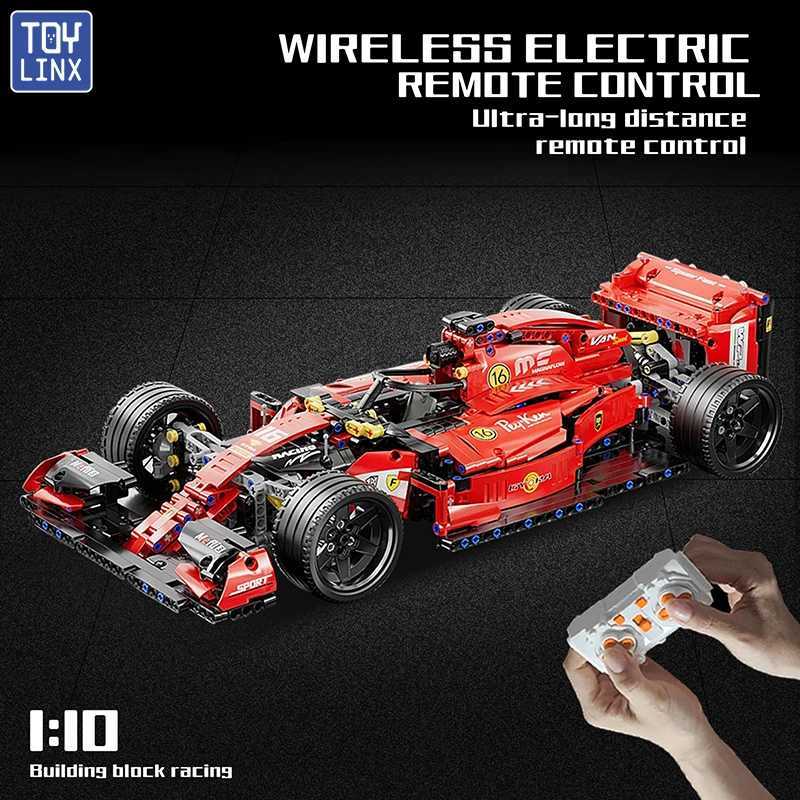 F1 RC racing car 1163 pieces of building kit MOC remote control building block cool collection model car kit building toyXJ250326