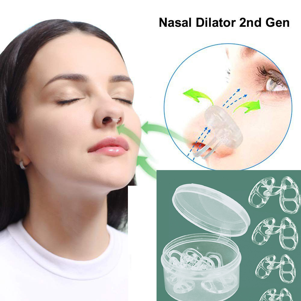 4pcs Anti Snoring Nasal Dilator Nose Clip Anti Snore Stopping Snoring Silent Sleep Aid Device for Men Antisnoring Anti Ronco For Easy Breathing