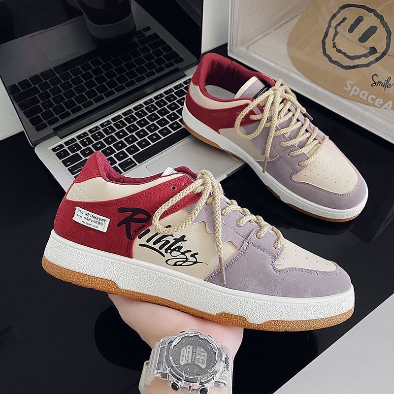 2025S New Trend Designer Instagram Graffiti Skateboarding For Feudal Design Spring Men S Korean Versatile Shoes Casual Sports Shoes Trend
