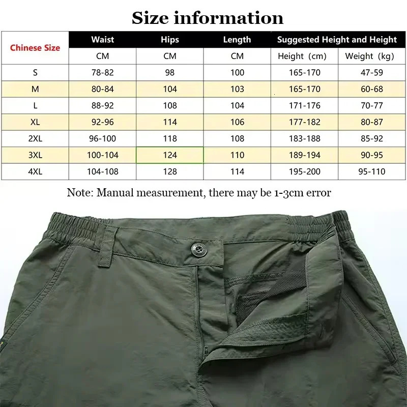 SMVP mens outdoor multifunctional pants multi pocket outdoor hiking pants waterproof wear-resistant 250324