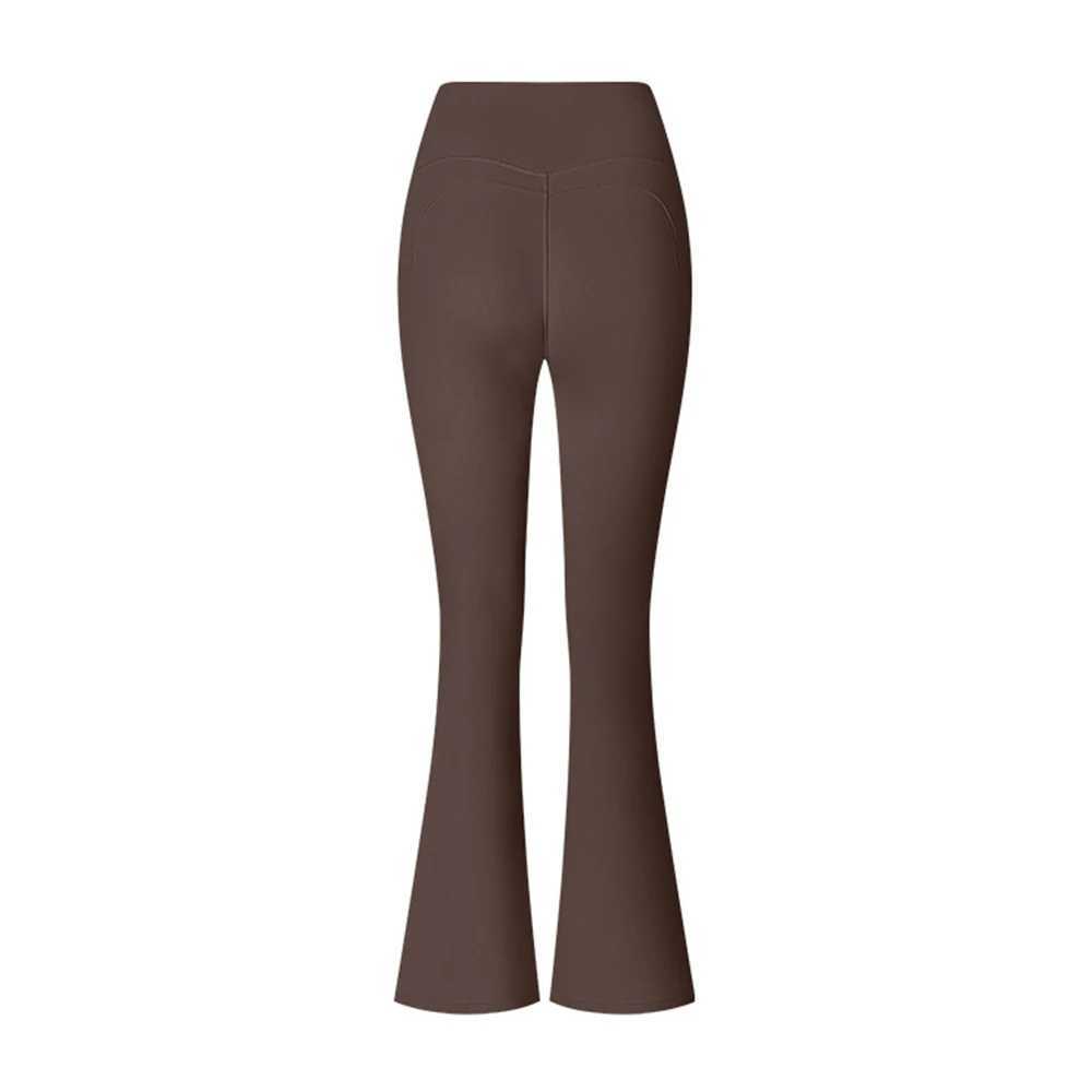 Womens high waisted Flared Legging gym fitness yoga pants exercise running sports legs womens control abdomen yoga wide leg pants W250326