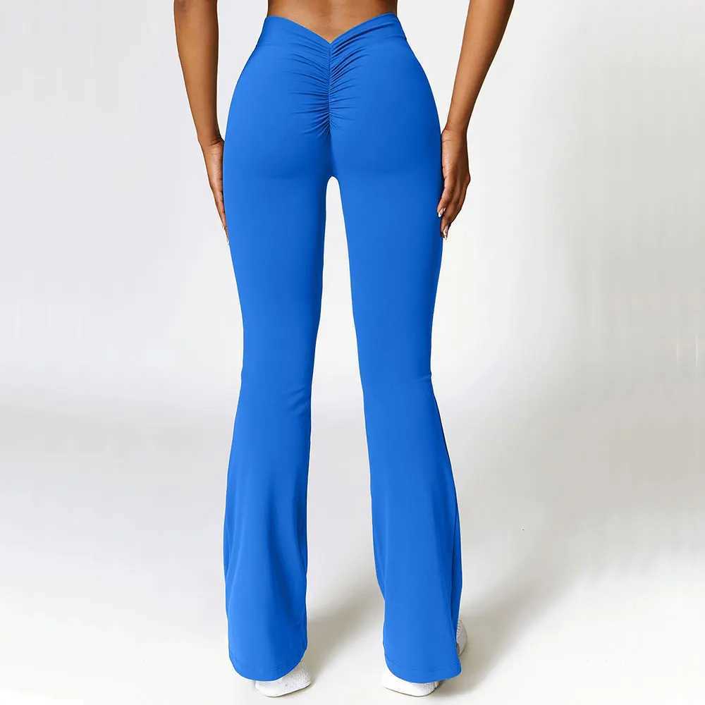 Flare Legging V-shaped Hip yoga pants for women high waist wide leg pants for women gym fitness Flared Pants Latin dance Trouser W250326
