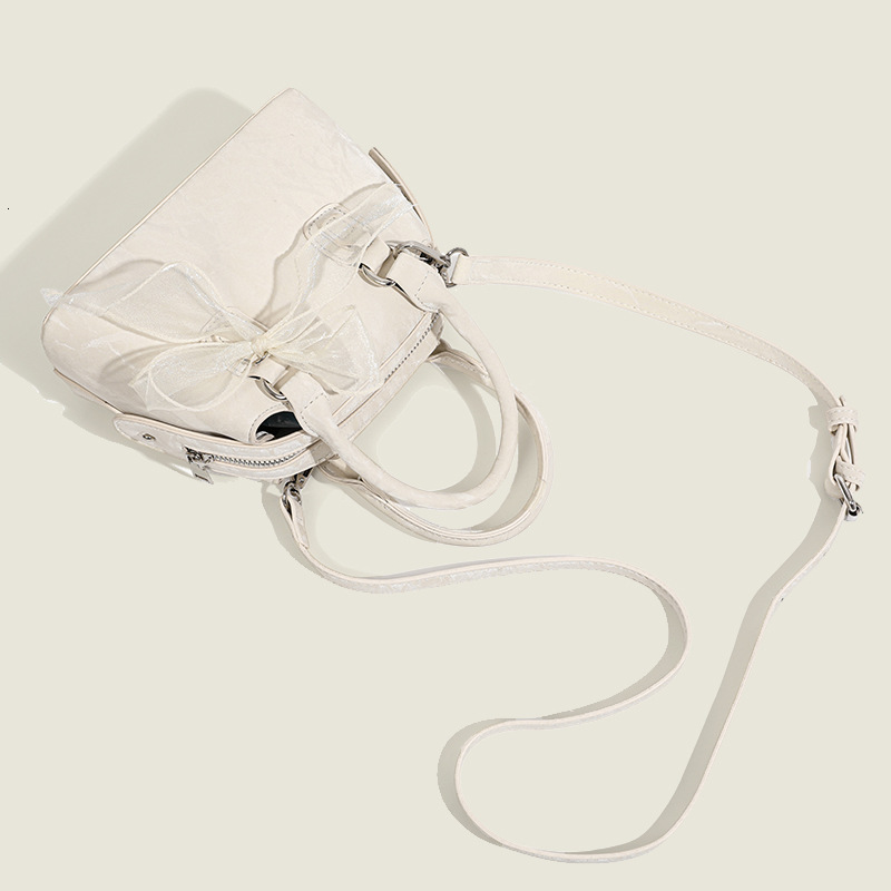 2024 Bag Women's All-in-one New Crossbody Ladies Premium One-shoulder Lace Bow Boston Tote Bag