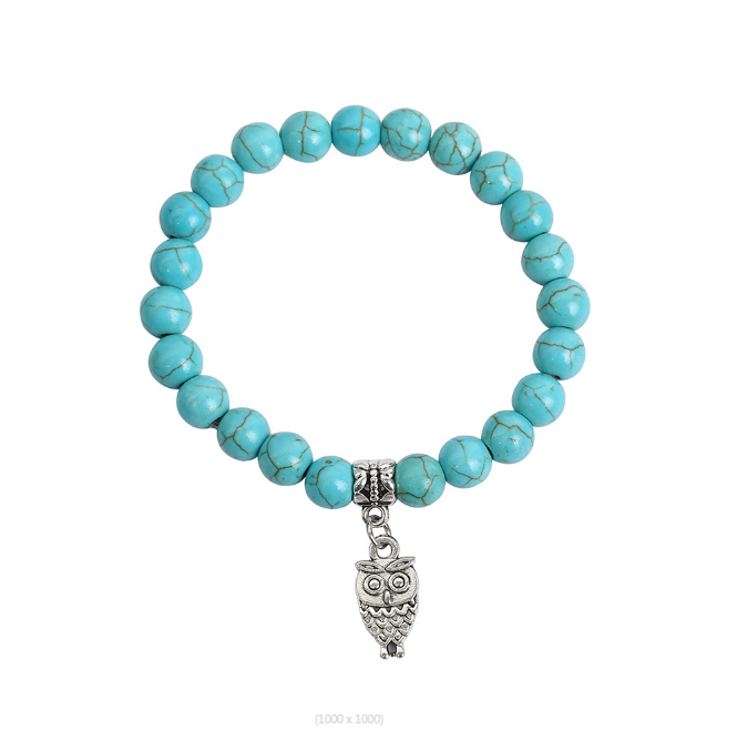 Men women bead bracelets, turquoise bracelets, Bohemian ethnic style bracelets