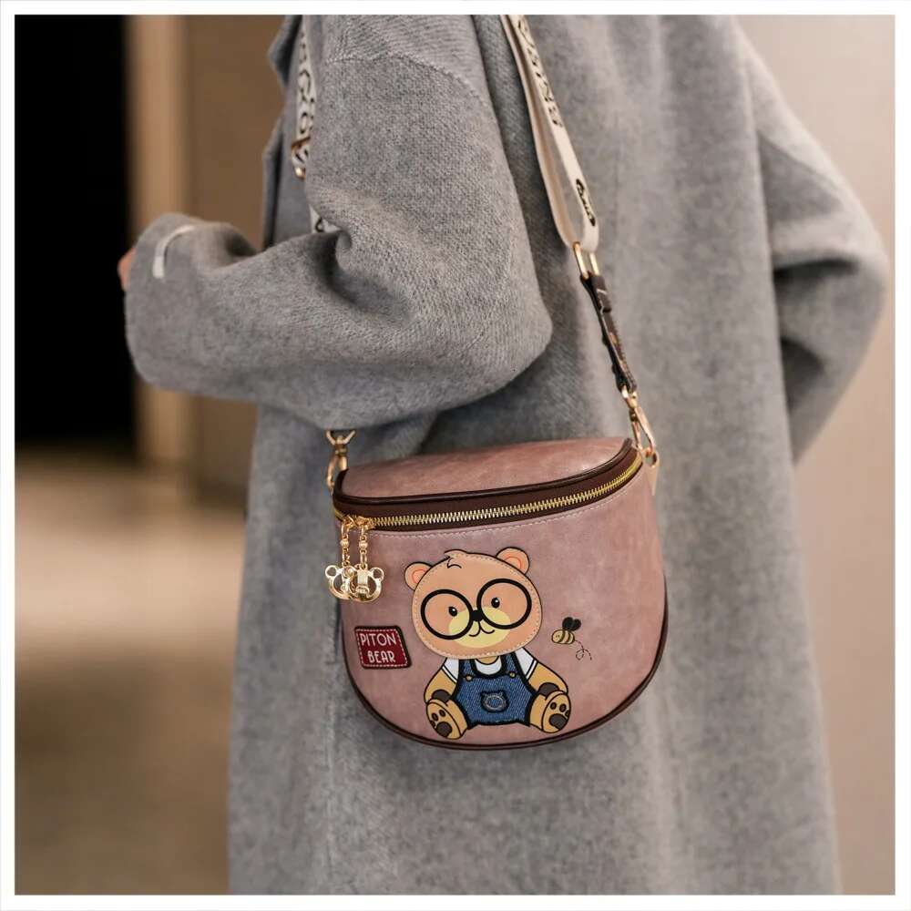 Beibaobao 2024 New Single Shoulder Crossbody Large Capacity Versatile Casual Women's Chest Bag Handbag