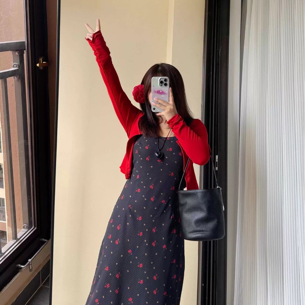 2025S Fashion Designer New Korean Niche Ins Litchi Pattern Soft Leather Simple Bucket Fashionable And Versatile Single Shoulder Underarm Bag For Women