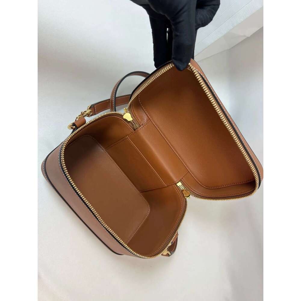 Women's Bags New Makeup One Shoulder Crossbody Versatile Practical Cowhide Fashionable Women's Bag