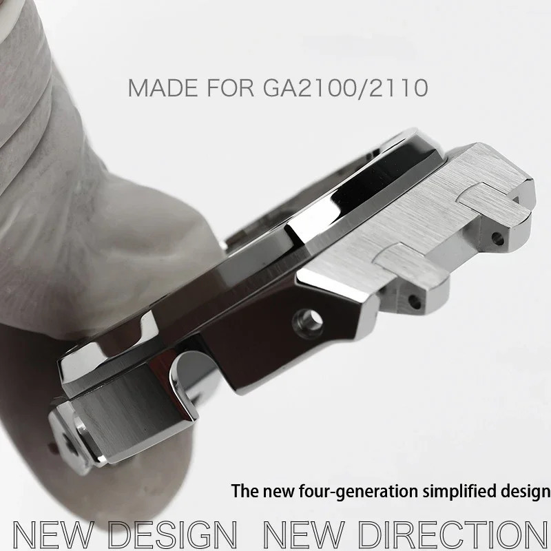 Gen4 Gen5 Modification Kit for Casioak GA-2100 GMA-S2100 Mod Metal Stainless Steel Case Screw Bezel Strap for GA-2110 GA-B2100 250324