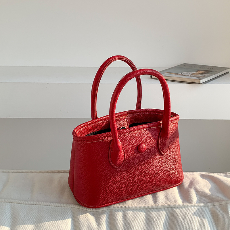 2025 New Portable Portable Basket Bag Casual Korean Version Large Capacity Foreign Style All Small Crossbody Bag Female Designer Bag