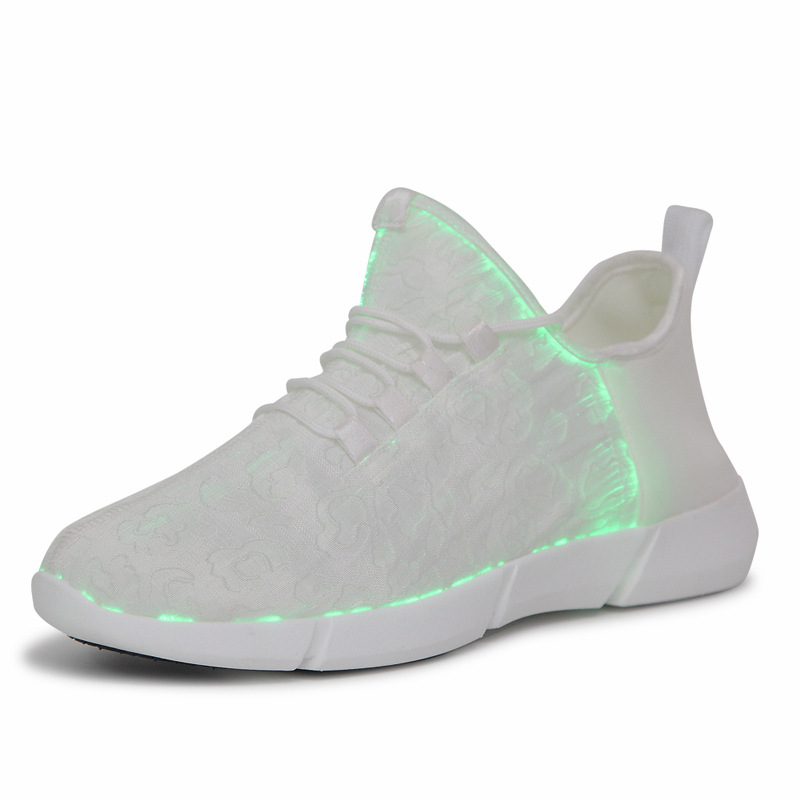designer shoes 2025 Fiber optic luminous shoes for men and women casual light shoes USB rechargeable colorful flashing shoes LED light shoes couple st