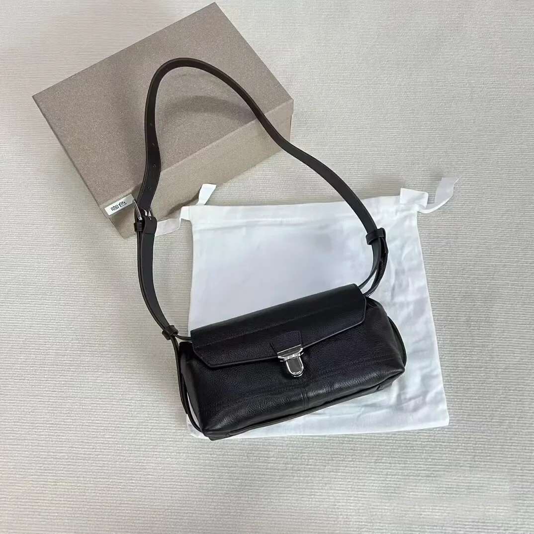 Original Light Niche Gear First Layer Cowhide Work Ladies Retro Shoulder Messenger Bag
