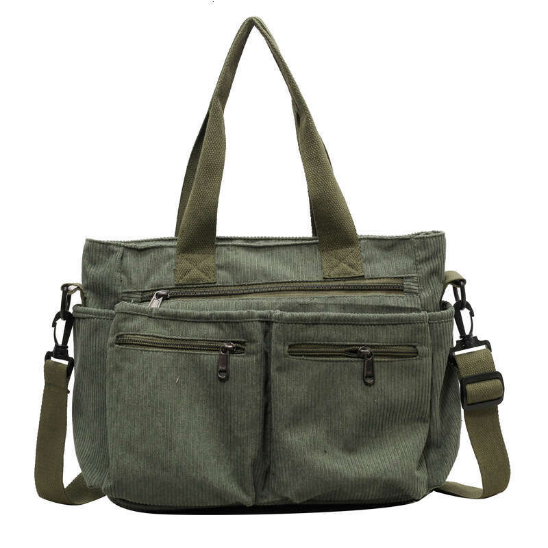 db Large capacity velvet new Korean version simple women's shoulder crossbody bag versatile girl corduroy handbag