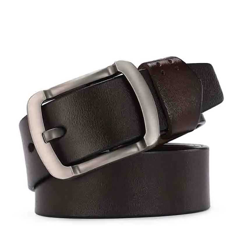 130 140 150 160 170cm cow belt denim mens real belt luxury design with high-quality belt luxury brand W250326