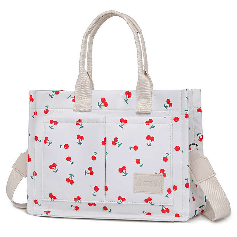 New high-capacity printed handbag, women's shoulder trendy crossbody bag, travel tote bag