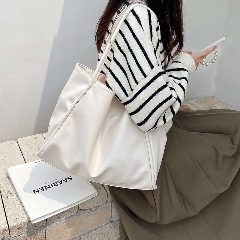 fa Korean handbag women's new portable Tote niche design versatile large capacity one shoulder casual underarm bag