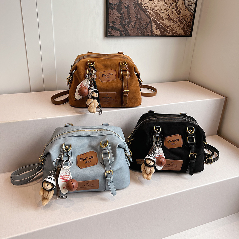 2024 new denim large capacity women's simple casual crossbody small bag commuting backpack trend