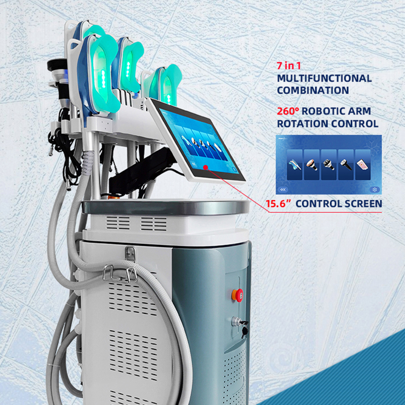 High Quality 360 Fat Freezing Cryolipolysis Slimming Machine Cooling Sculpting Therapy Machine 40K Cavitation Cellulite Reduction Device