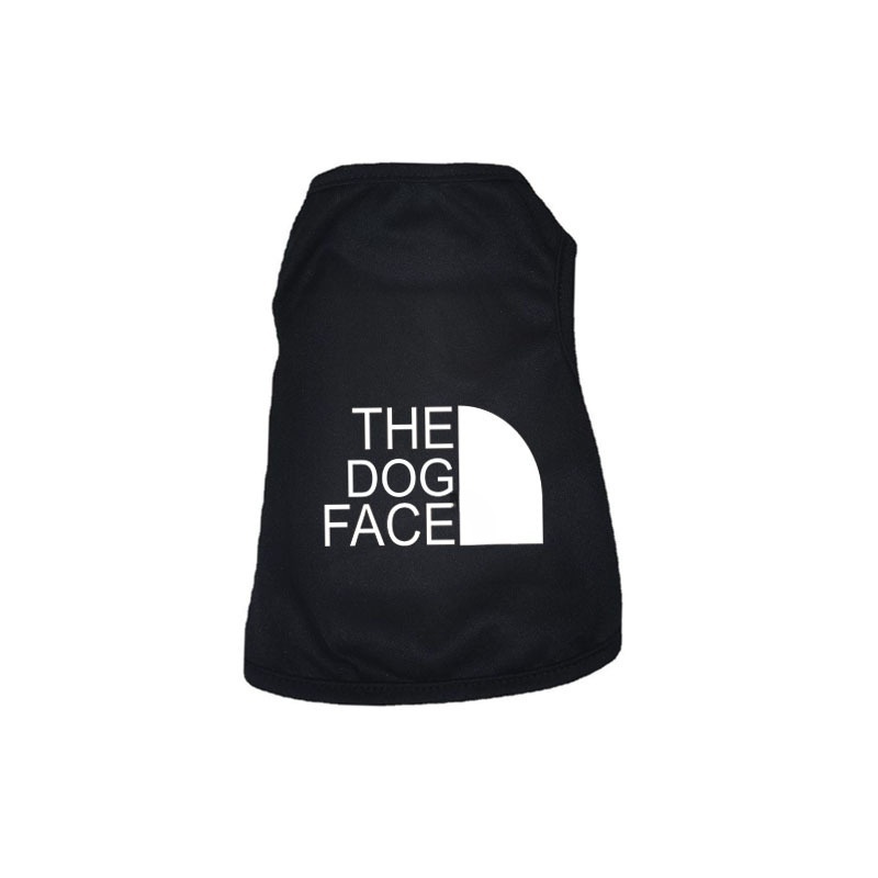 Soft Lightweight Cotton Dog Clothes with 'The Dog Face' Print Small and Medium Breeds, Perfect for Everyday Wear, Comfortable and Breathable
