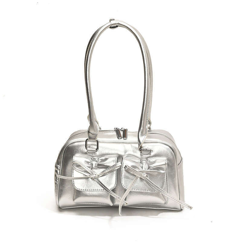3b Small high-end single shoulder with high aesthetic value, ballet style bow, autumn new women's bag, exquisite and fashionable crossbody bag