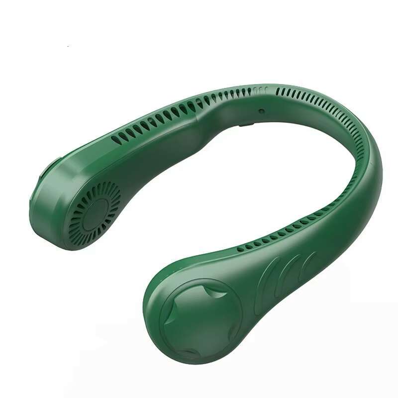 New design rechargeable mini portable bladeless air cooler with USB coog for runners, hanging neck fan