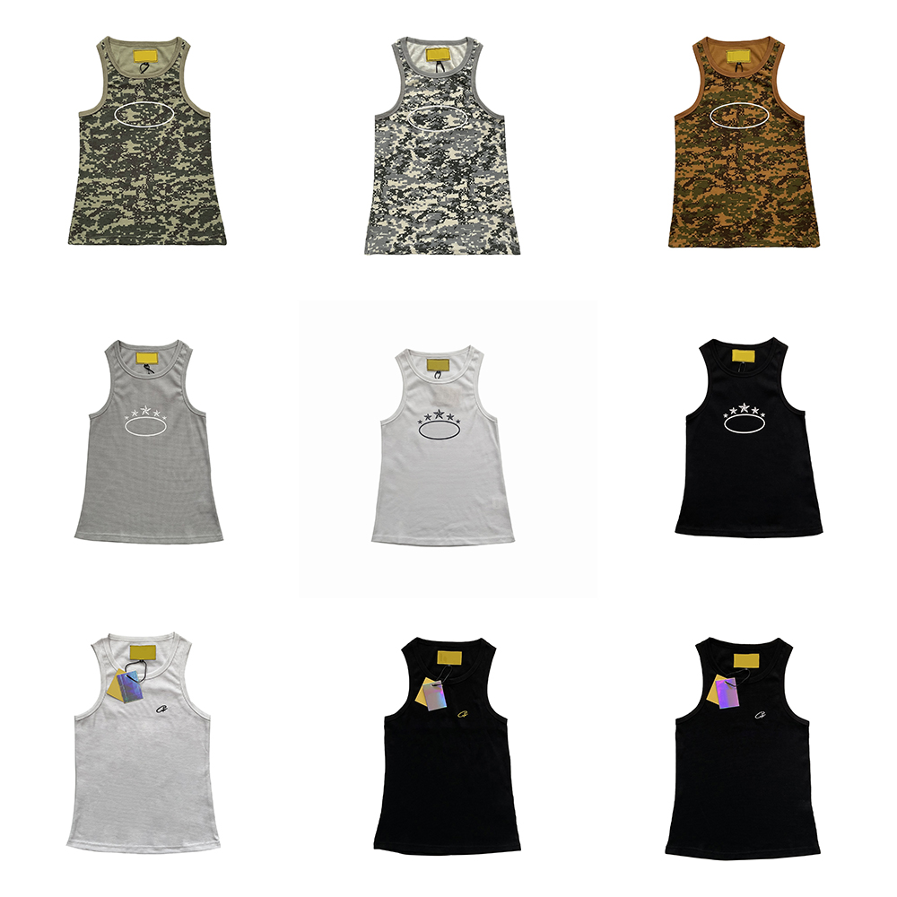 Designer Y2K Men's Vest Tank Top Printed Women's Undershirt High Street Fashion Summer Loose Casual Womens sleeveless T-shirt