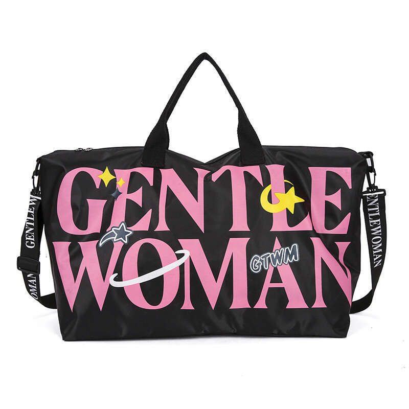 Travel large capacity fitness nylon waterproof gentleman woman colorful single shoulder bag, casual tote bag