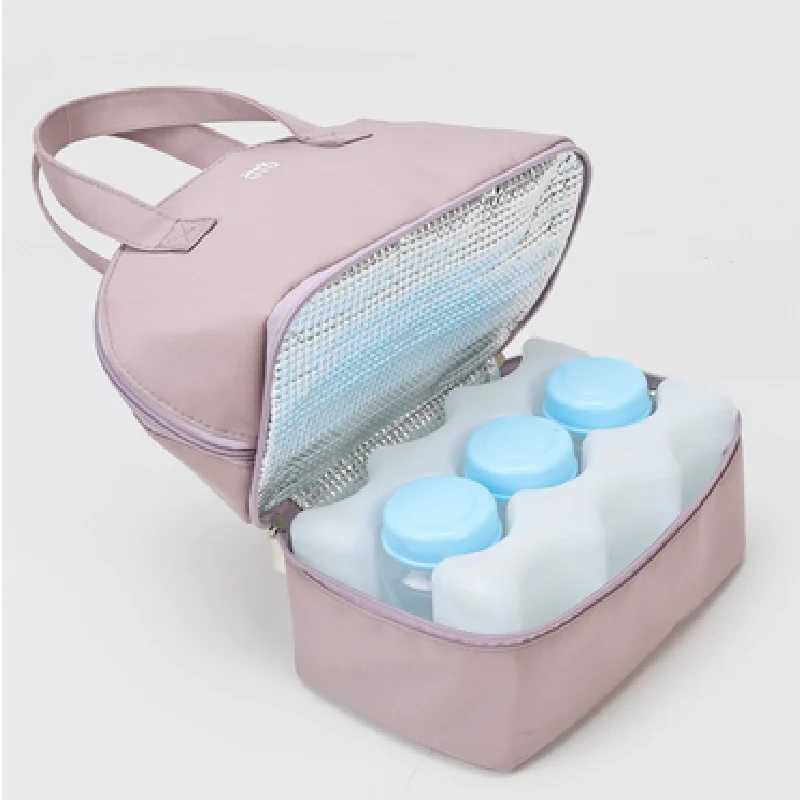 Insulation Bag Milk Storage Breast Pump Maternity Cooler Double Layer Fresh Keeping Baby Food Backpack Feeding Bottle For MotherC250326