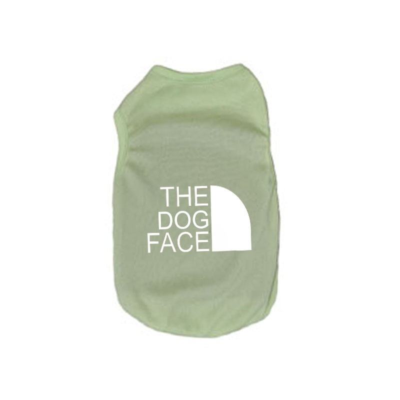 Soft Lightweight Cotton Dog Clothes with 'The Dog Face' Print Small and Medium Breeds, Perfect for Everyday Wear, Comfortable and Breathable