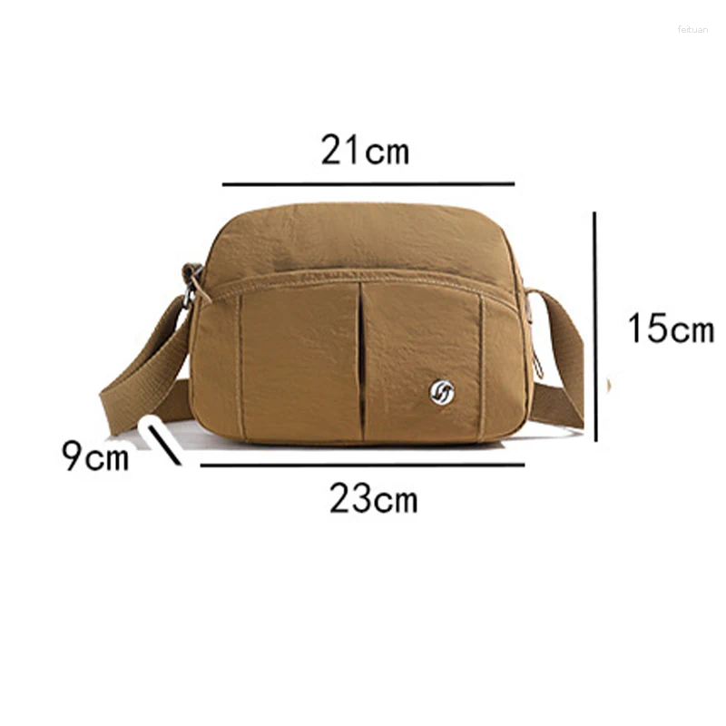 Nylon Handbags Hot Crossbody Women's Shoulder Bag: New Lightweight Mobile Phone Messenger Purse For Casual Travel And Shopping Fashion bags