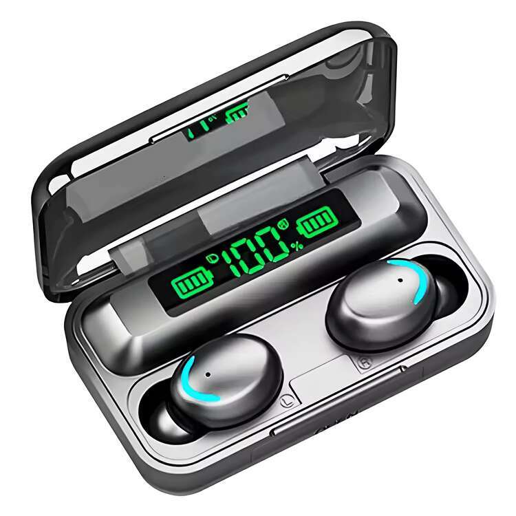 Waterproof True Wireless Tws Game 5.0 Bluetooth Earphones F9-5 Stereo LED Digital Display Earplugs In Ear Power Supply