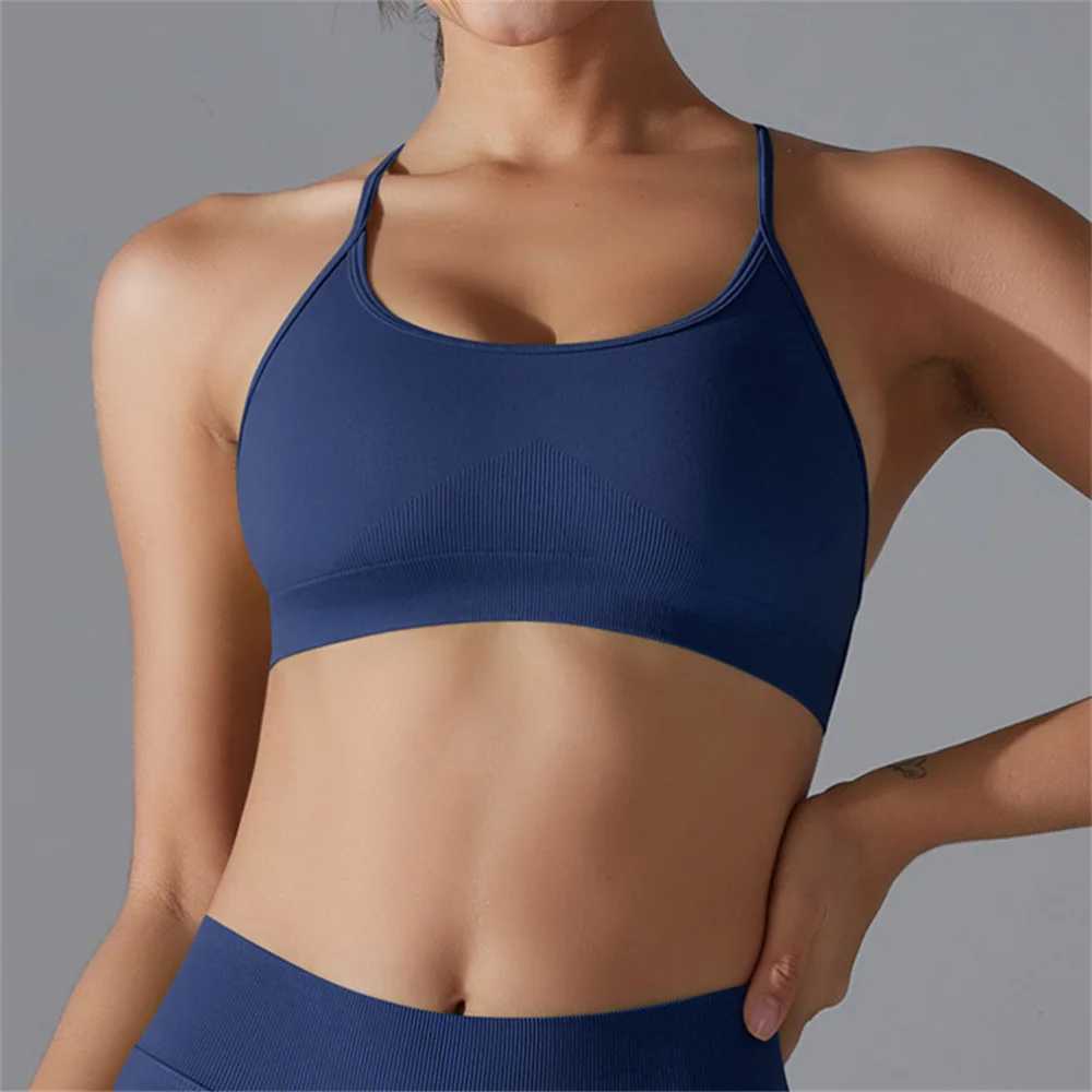 /2PCS Womens Scrunch Tracksuit Fitness Seamless Yoga Set Sportswear Sports Bra High Waist Tight Sports Pants Activity Suit W250326