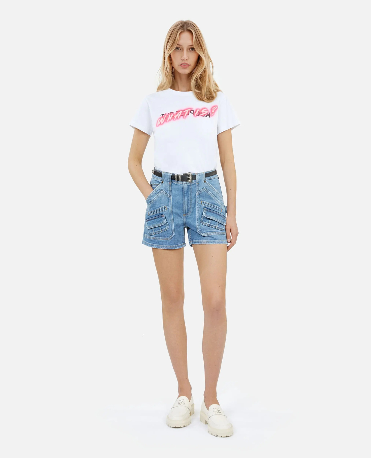 25ss Listing T-shirt Women Casual Cotton France The Couples Short Sleeves Kooples Oversize Y2k Man Women Unisex Tee 250326