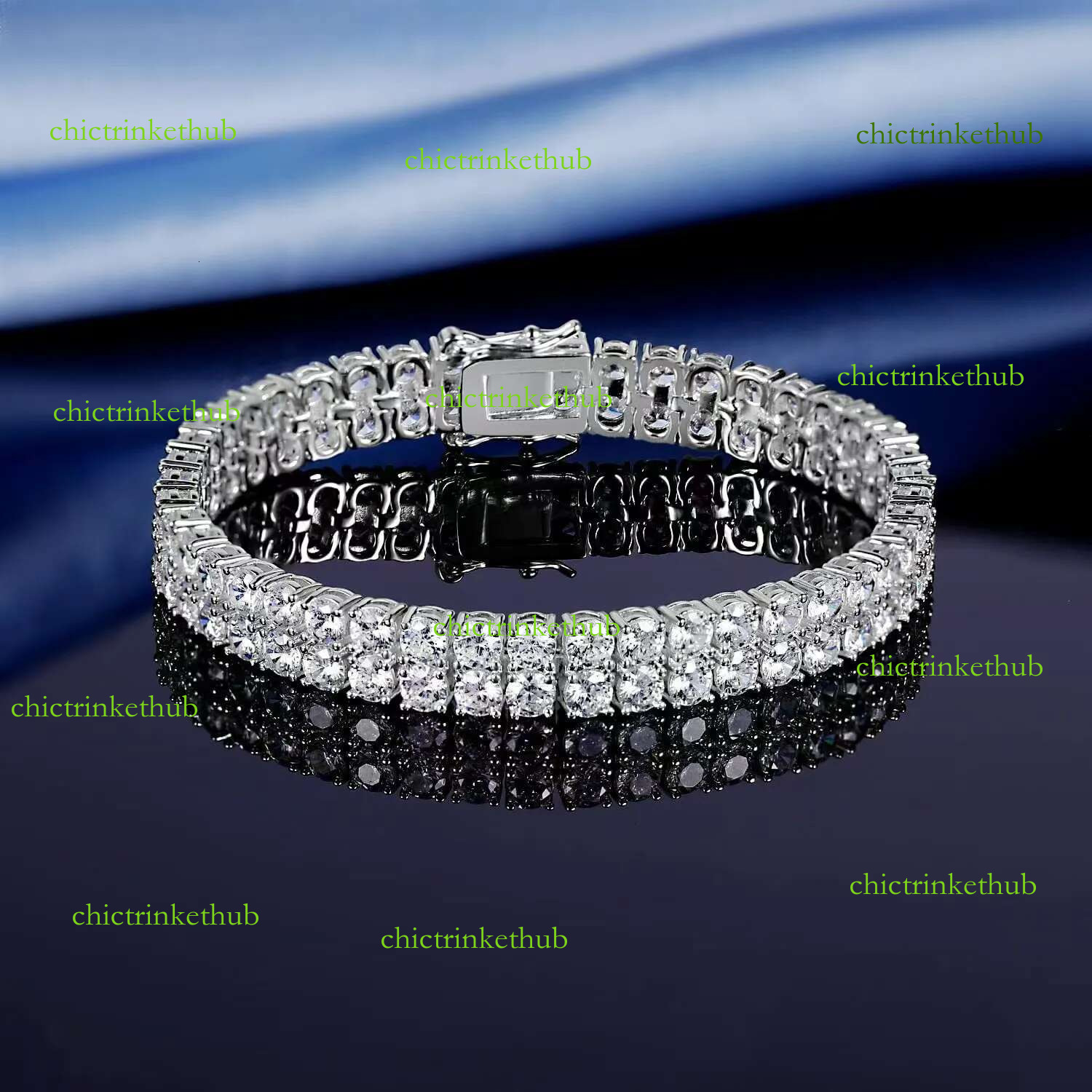 Tennis Chain, designer jewelry for women men nature charms jewelery love gift, 2024 New 6mm Moissanite bracelet