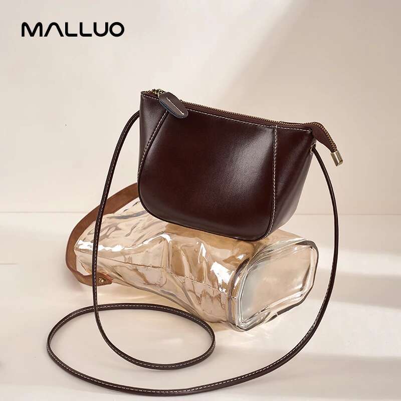 Women's Genuine Cow Leather Shoulder Bags Ladies Fashion Versatile Designer Crossbody Bag Female Shell Handbags For Lady